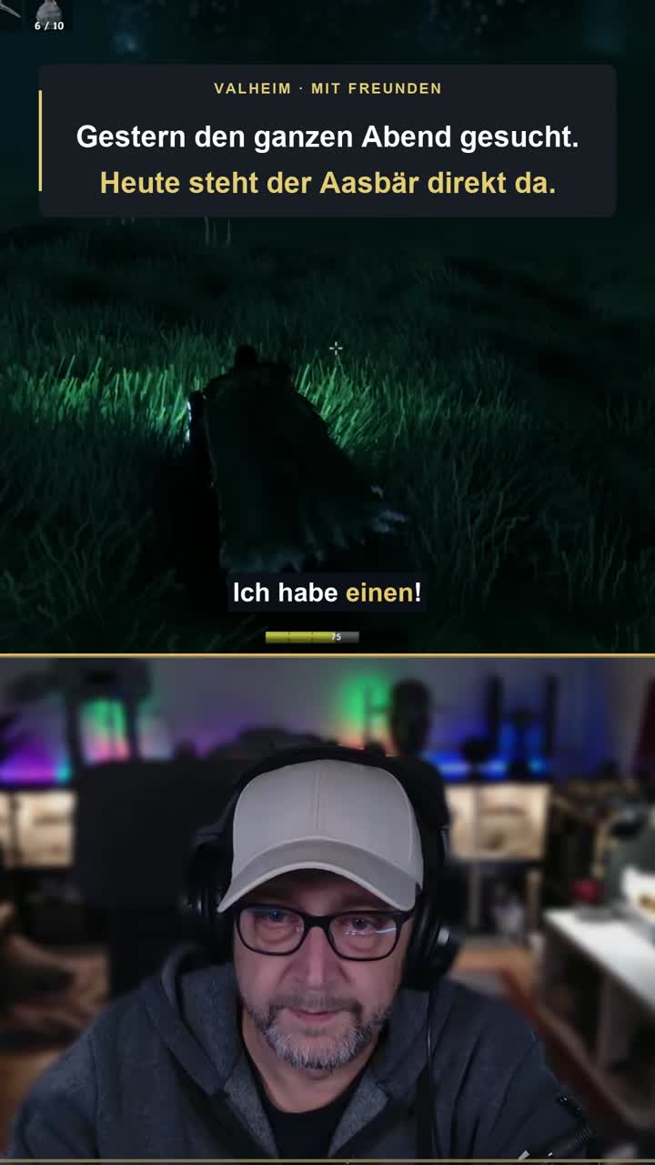 Valheim Aasbär gefunden und erlegt